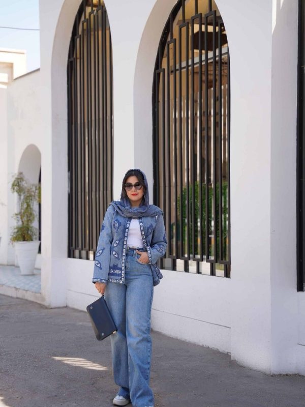 کت جین کوتاه ترک طرح سلین