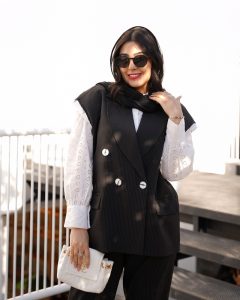 کت و شلوار زنانه با چه کفشی ست می‌شود