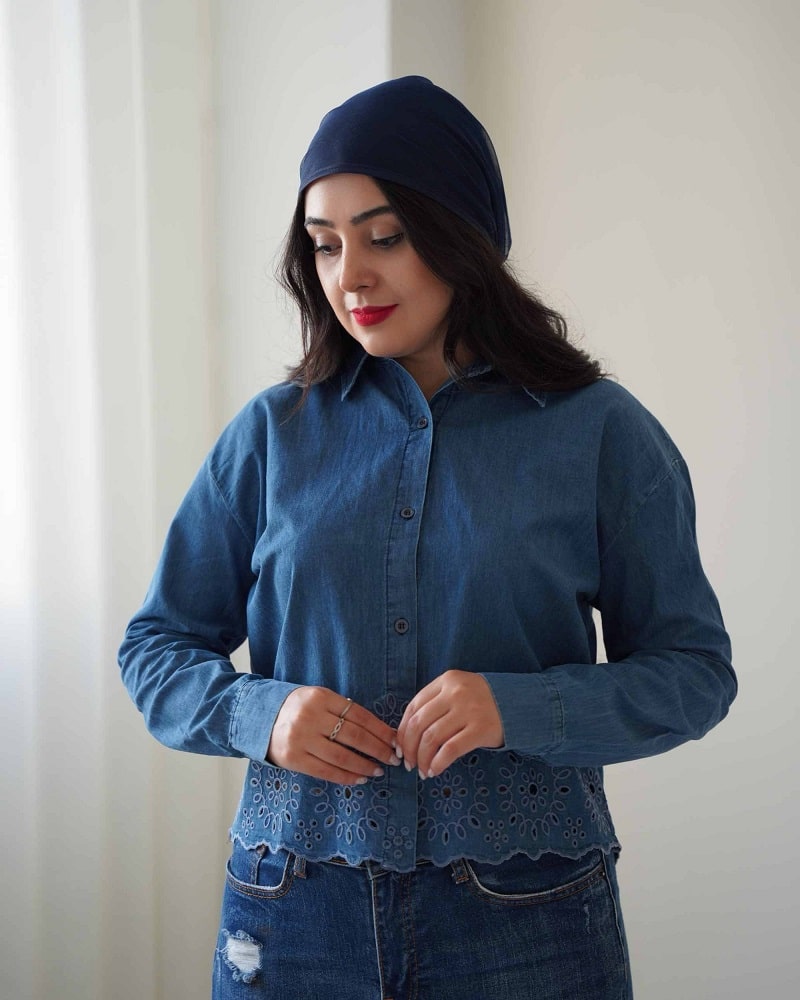 شومیز جین مناسب افراد لاغر