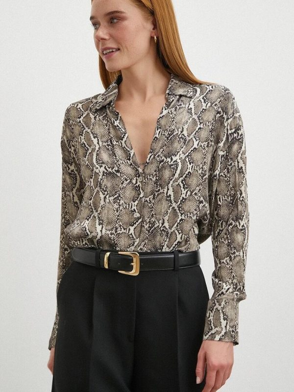 شومیز مجلسی عید ترک جنس ساتن ابریشم طرح ایپک