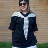 تیشرت مشکی ترک طرح سایدا